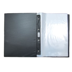 Pasta Catálogo A4 243X330mm Preta Visor 50 Envelopes 01un