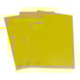 PASTA L A4 PLÁSTICA (220X310MM) AMARELO ACP COM 10 UNIDADES