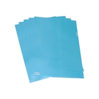 Pasta L A4 Plástica (220X310mm ) Azul ACP com 10undades