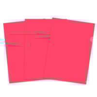 Pasta L A4 Plástica (220X310mm ) Vermelho ACP com 10uni