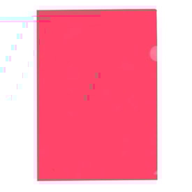 Pasta L A4 Plástica (220X310mm ) Vermelho ACP com 10uni