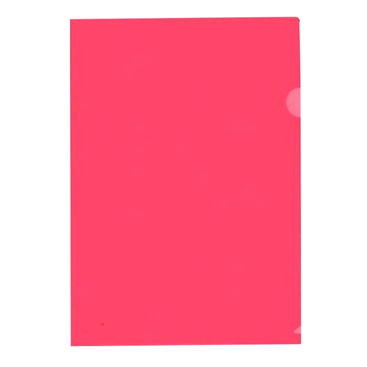 Pasta L A4 Plástica (220X310mm ) Vermelho ACP com 10uni