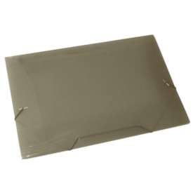 Pasta Plástica Escolar Fume Ofício Fina PP ACP com 10un