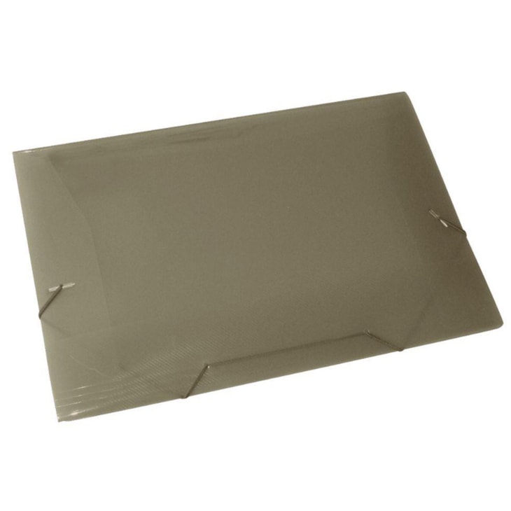 Pasta Plástica Escolar Fume Ofício Fina PP ACP com 10un