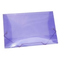 Pasta Plástica Escolar Lilás Ofício Fina PP ACP com 10un