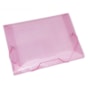 Pasta Plástica Escolar Rosa Ofício Fina PP ACP com 10un