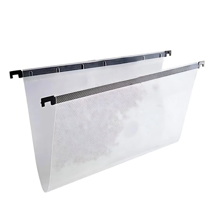 Pasta Suspensa Plástica PP Cristal Pacote com 05undades