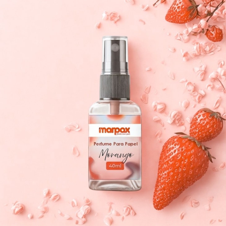 Perfume para Papel e Artesanato Morango 40ml Marpax 01un