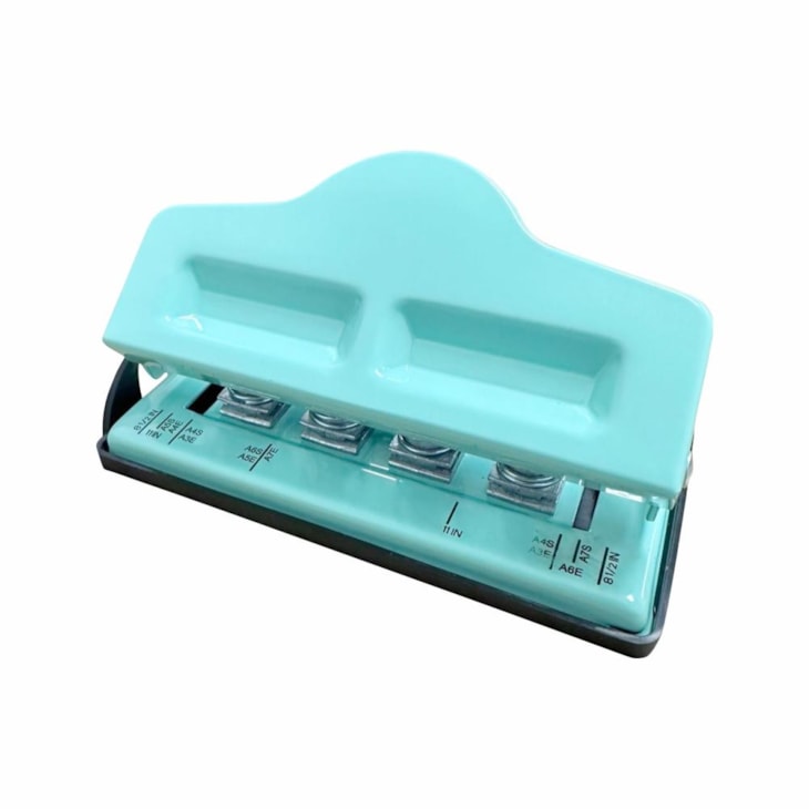 Perfurador Cogumelo para Caderno de Disco Motivate 4 Furos