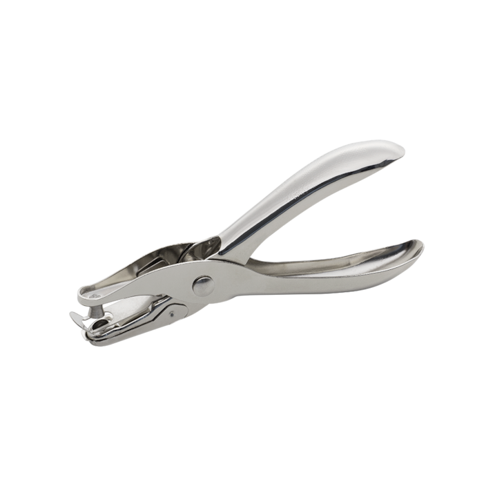 Perfurador de Papel Alicate 1 furo 6mm metal BRW