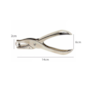 Perfurador de Papel Eva Cartão Alicate 1 Furo 6mm Metal BRW