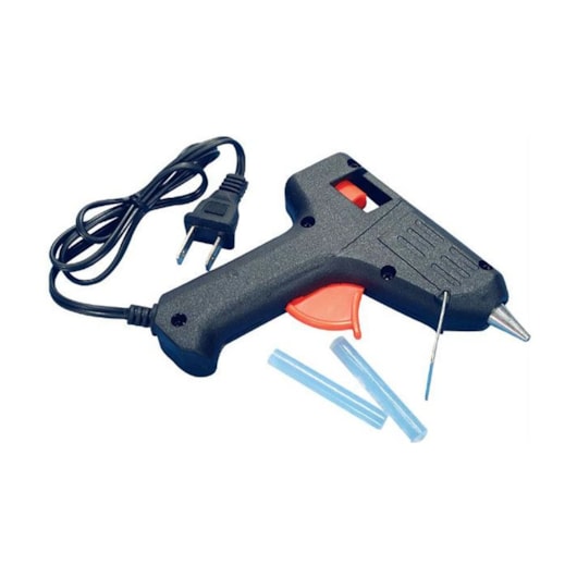 Pistola de Cola Quente Pequena 10watts Bivolt BRW 01un Pistola de Cola Quente Pequena 10watts Bivolt BRW 01un