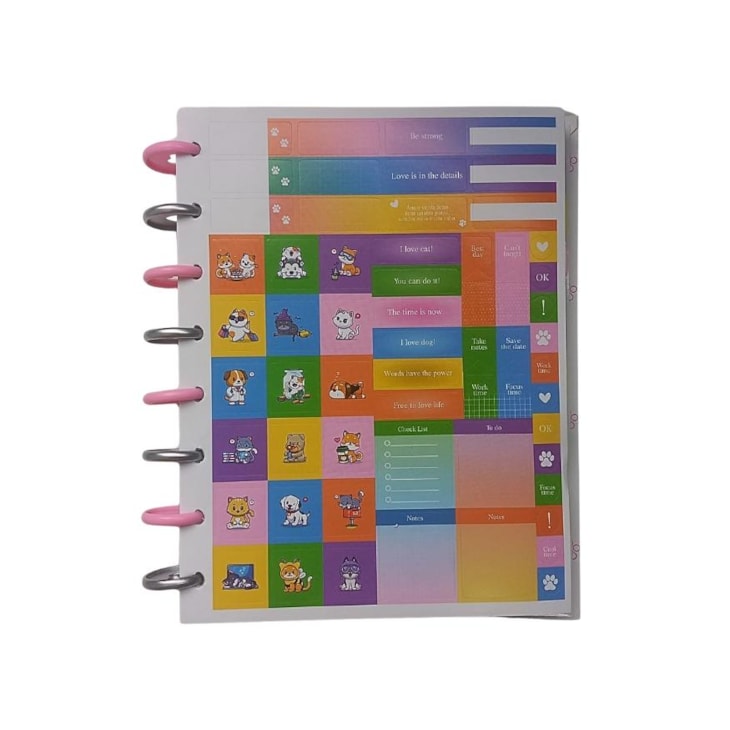 Planner de Disco Permanente 220x170mm Best Friend 91fls BRW