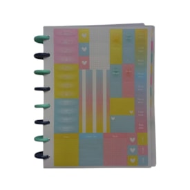 Planner de Disco Permanente 220x170mm Enjoy BRW 91 Folhas
