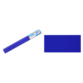 Plástico Adesivo Azul Brilho 80mic 45cmx10 metros BRW