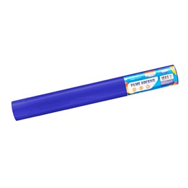 Plástico Adesivo Azul Brilho 80mic 45cmx10 metros BRW