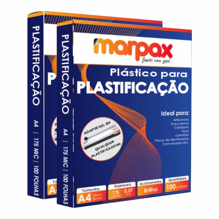 Polaseal A4 200un Plástico para  Plastificação 0,07 175mic