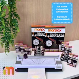 Polaseal A4 200un Plástico para  Plastificação 0,07 175Mic