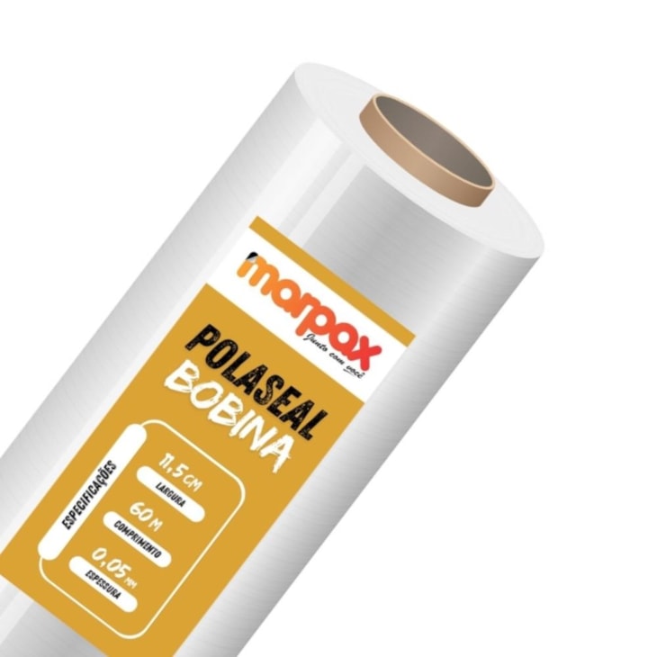 Polaseal Bobina para Plastificação 115mm x0,05mm x60M 01un