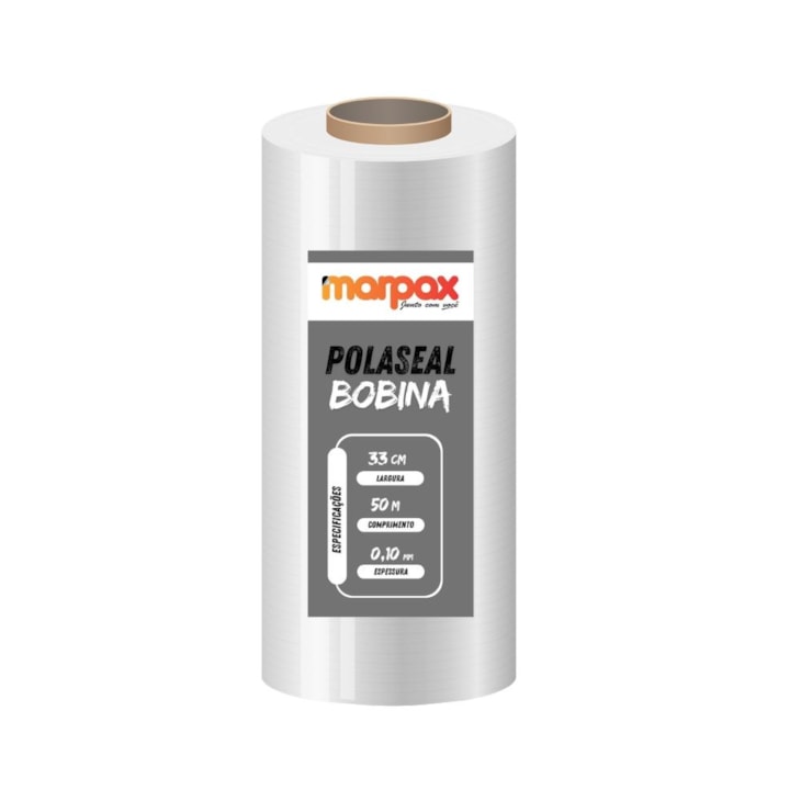 Polaseal Bobina para Plastificação 330mm x0,10mm x50M 01un