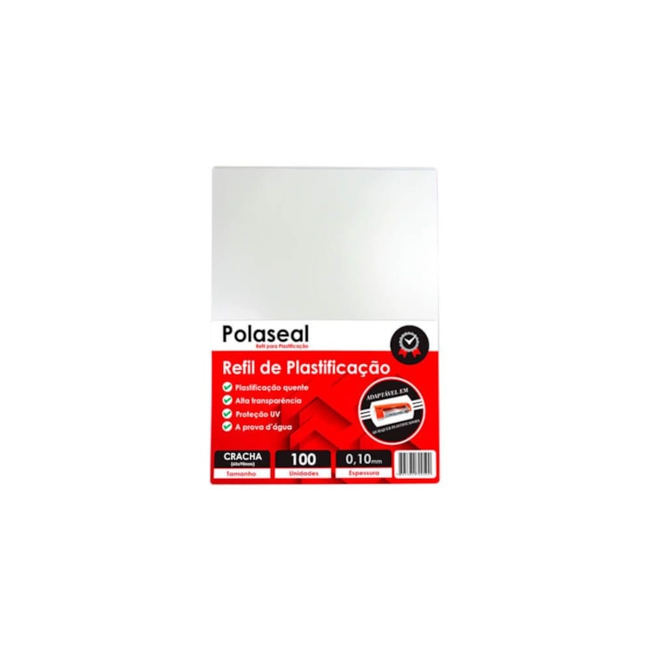 Polaseal Plástico para Plastificação 60x90x0,10mm 100un