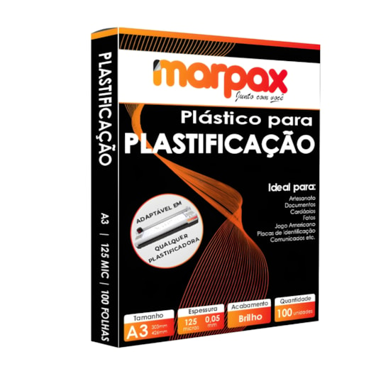 Polaseal Plástico para Plastificação A3 303x426x0,05mm 100un