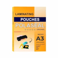 Polaseal Plástico para Plastificação A3 303x426x0,10mm 100un