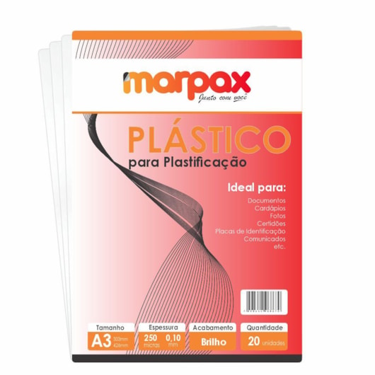 Polaseal Plástico para Plastificação A3 303x426x0,10mm 20un