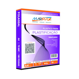 Polaseal Plástico para Plastificação A4 220x307mm 0,03 100un
