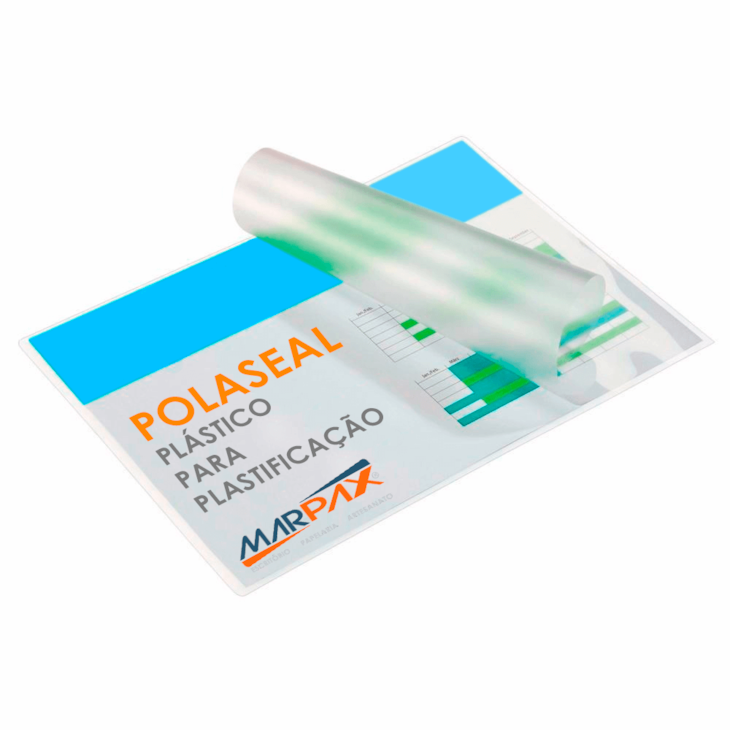 Polaseal Plástico para Plastificação A4 220x307x0,03mm 50un