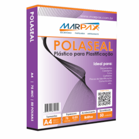 Polaseal Plástico para Plastificação A4 220x307x0,03mm 50un