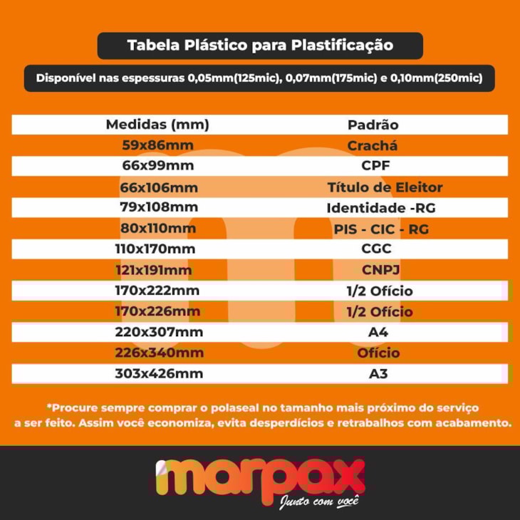 Polaseal Plástico para Plastificação A4 220x307x0,05mm 100un