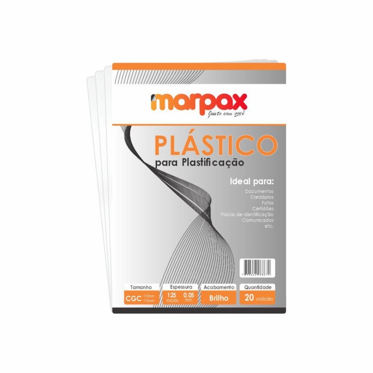 Polaseal Plástico para Plastificação CGC 110x170x0,05 20un