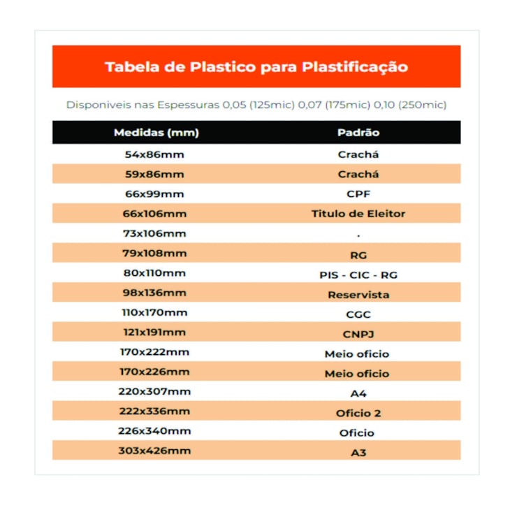 Polaseal Plástico para Plastificação RG 79x108x0,05mm 100un