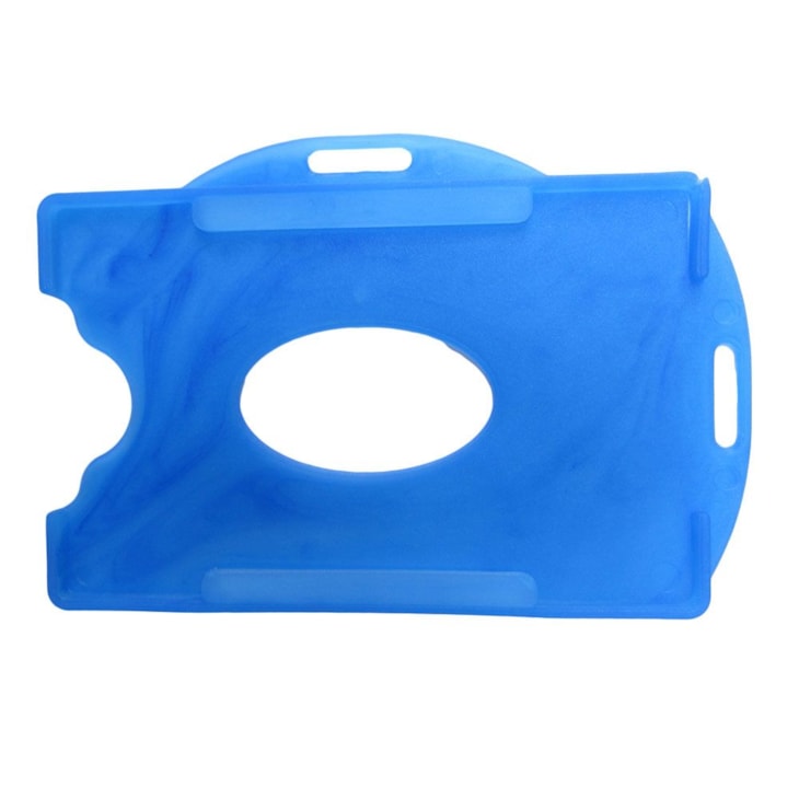 Porta Crachá Azul Royal Sólidounversal Marpax com 100un