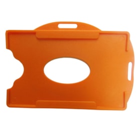 Porta Crachá Laranja Sólido Universal Marpax 100un