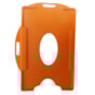 Porta Crachá Laranja Sólido Universal Marpax 100un