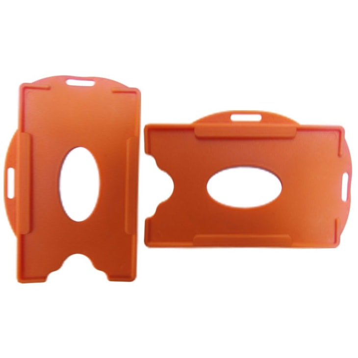 Porta Crachá Laranja Sólido Universal Marpax 100un