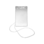 Porta Crachá Pvc Cordão Silicone Vertical 10X7cm ACP 100UN
