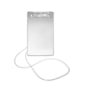 Porta Crachá PVC Cordão Silicone Vertical 12x8cm Plastpark 100un