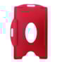 Porta Crachá Vermelho Sólido Universal Marpax 100un