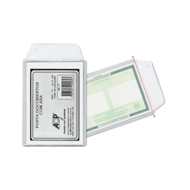 Porta Documento em Pvc RG e Título 75X105mm ACP com 100un