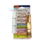 Prendedor de Papel Binder 25mm Branco e Rose Gold BRW 6un