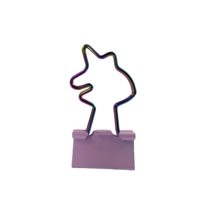 Prendedor de Papel Binder Clip 25mm Rainbow Formatos BRW 4un