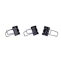 Prendedor de Papel Binder Clip 25mm Suporte para Lápis 06un