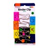 Prendedor de Papel Binder Clip BRW 25mm Emoji Neon 6 unidades