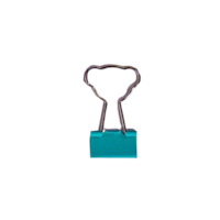 Prendedor de Papel Binder Clip BRW 25mm Gato Urso e Pato 6un