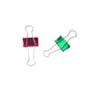 Prendedor de Papel Binder Clip BRW 25mm Metalizado 6 unidades
