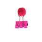 Prendedor de Papel Binder Clip Metal 25mm Pompom BRW com 4Un