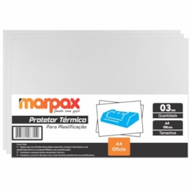 Protetor Térmico para Plastificação A4 e Ofício com 3Un